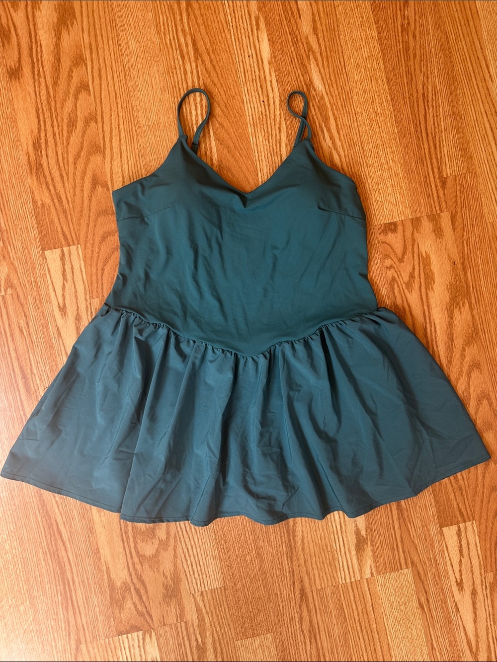 NWT JoyLab Women’s Active Dress XXL Teal Built-In Shorts Pockets